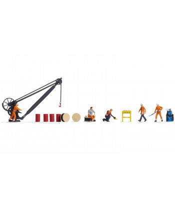 NOCH H0 16270 - Figura Del Mondo Tematico “Deposito ferroviario”