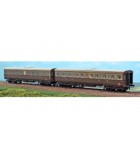 ACME H0 55313 - Set Centoporte (Bz39000 + ABz67500) castano isabella, FS Ep. III
