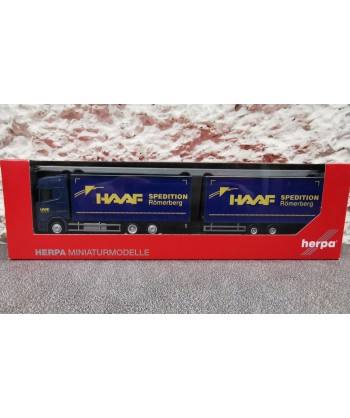 HERPA 312028 - Scania CS 20 HD con rimorchio “Haaf Spedition” - 1:87