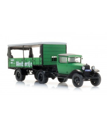 ARTITEC 387.504 - Ford AA con semirimorchio "Bleekertje", resina, 1:87