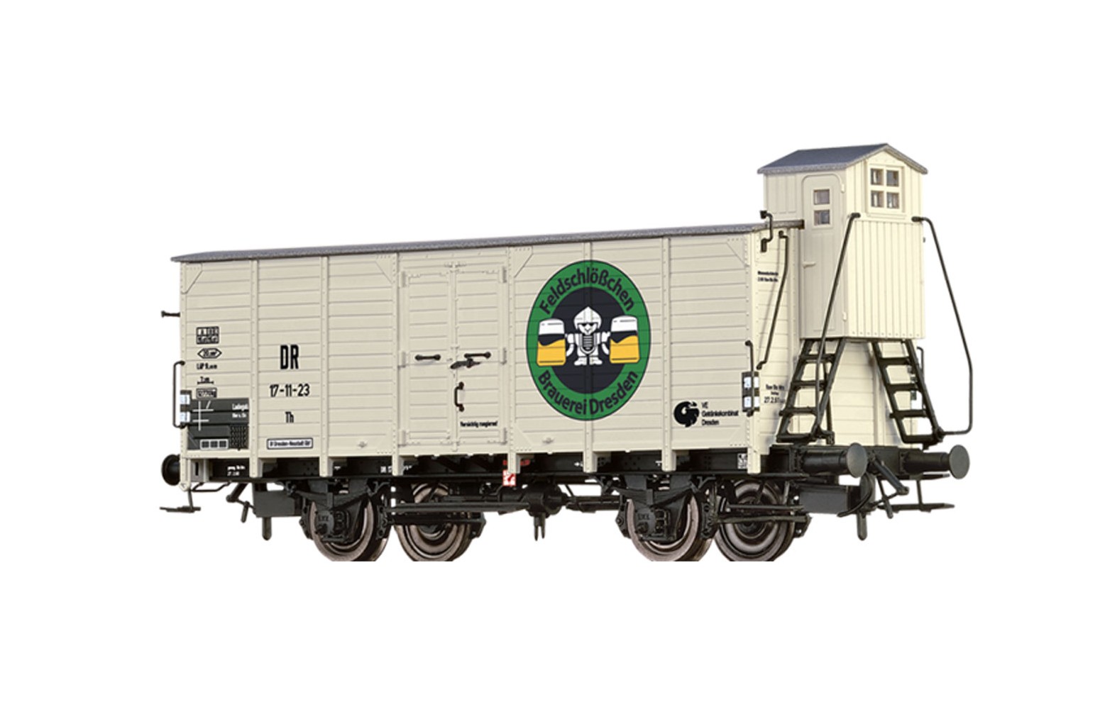 BRAWA H0 50769 Carro Merci Tipo G "FELDSCHLÖSSCHEN" DR Ep. III