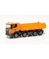 HERPA 316996 Scania XT17 4 assi ribaltabile trilaterale Meiler, arancione 1:87