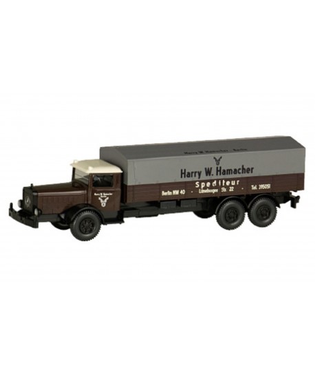 WIKING/PMS 235082 - Mercedes L 10000 pianale "Hamacher" - 1:87