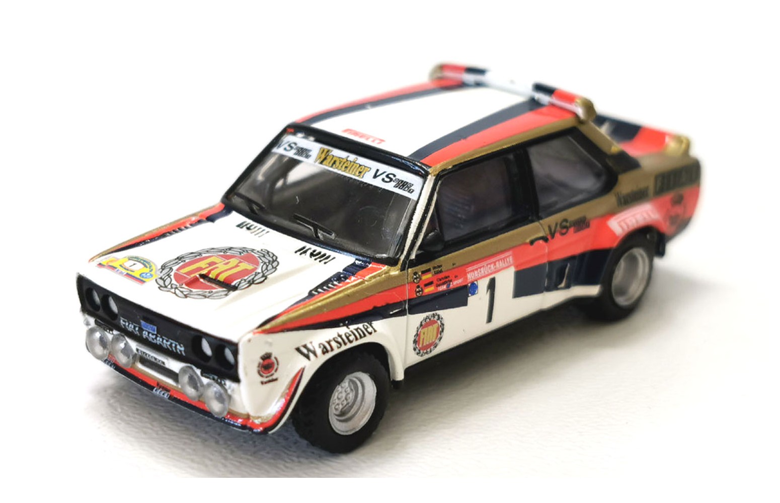 BREKINA 22663 - FIAT 131 Abarth (Rally Hunsrueck), Nr. 1 "FIAT Warsteiner"- 1:87