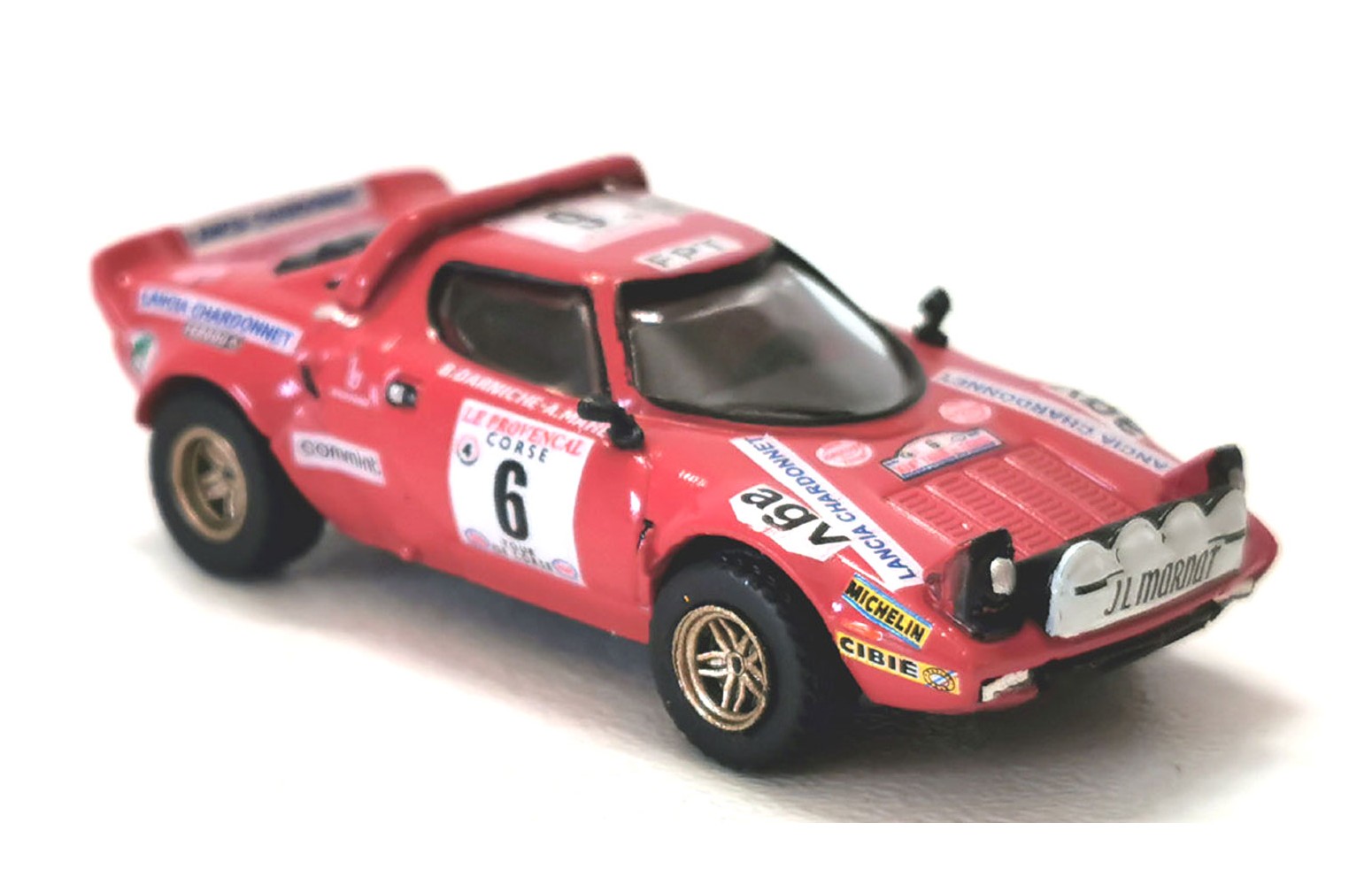 BREKINA 29657 - Lancia Stratos HF "Chardonnet nr. 6" (1975) - 1:87