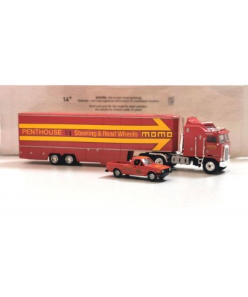 BREKINA 85735 - Kenworth K 100 Aerodyne "MOMO" + VW Caddy 1:87