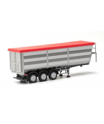 HERPA 077057-002 Semirimorchio A Vasca Tonda In Acciaio, argento - 1:87