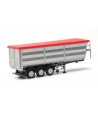 HERPA 077057-002 Semirimorchio A Vasca Tonda In Acciaio, argento - 1:87