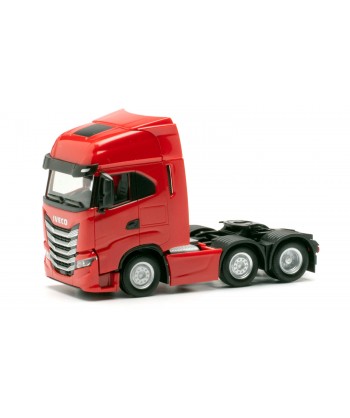 HERPA 317122 - Trattore Iveco S-Way 6x2, rosso - 1:87