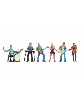 NOCH H0 15839 - Gruppo musicale (6 Personaggi con strumenti)