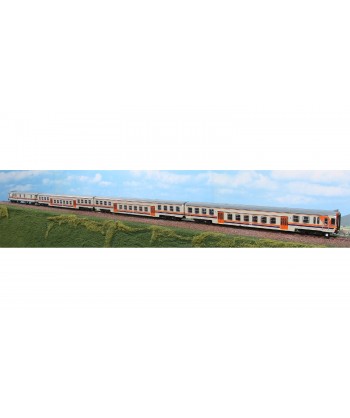 ACME H0 70087 - Treno regionale Tipo 1973 a piano ribassato FS Ep. IV/V