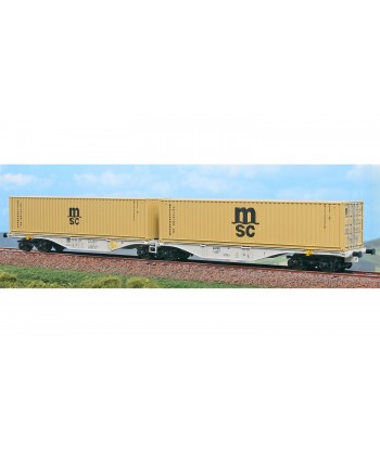 ACME H0 40367 Carro Intermodale Sggrss 80' VTG 2 Container MSC Da 40' - Ep. VI