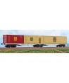 ACME H0 40369 Carro Intermodale Sggrss 80' VTG 1 Container Da 40' E 2 Da 20' MSC - Ep. VI