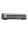 ROCO H0 67318 - Carro con pareti scorrevoli "Nordwaggon" SJ Ep. V