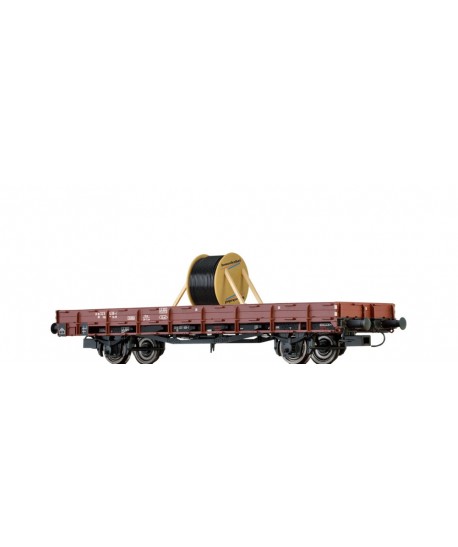 BRAWA H0 48735 – Pianale Kklm 433 con carico bobina cavo – DB Ep. IV