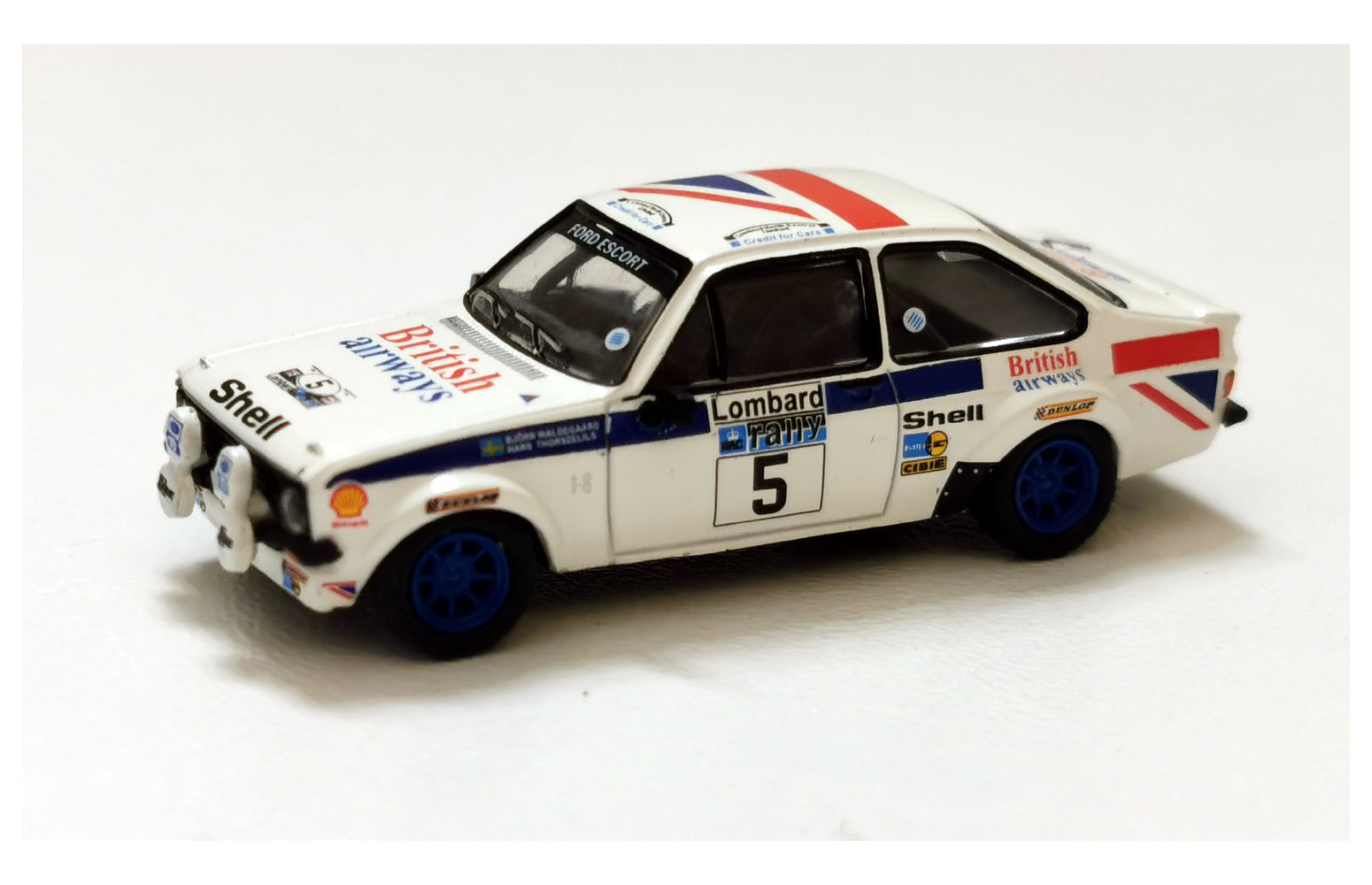 BREKINA 19584 - Ford Escort RS 1800 "RAC 1977" N.5 - 1:87