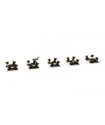 ARTITEC H0 387.491 - Set doppia bitta di ancoraggio (10 pz.)