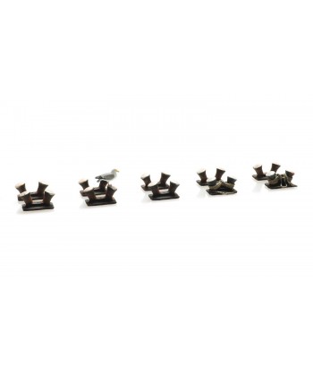 ARTITEC H0 387.491 - Set doppia bitta di ancoraggio (10 pz.)