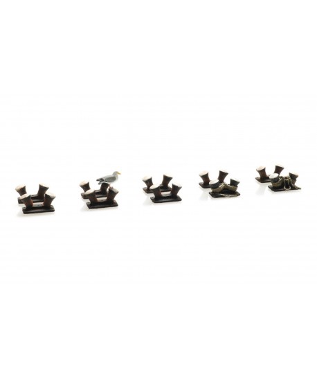 ARTITEC H0 387.491 - Set doppia bitta di ancoraggio (10 pz.)