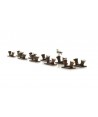 ARTITEC H0 387.491 - Set doppia bitta di ancoraggio (10 pz.)