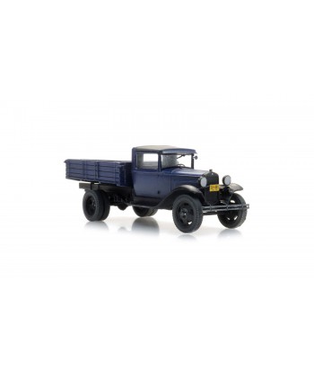ARTITEC H0 387.497 - Autocarro FORD AA pianale (blu scuro)