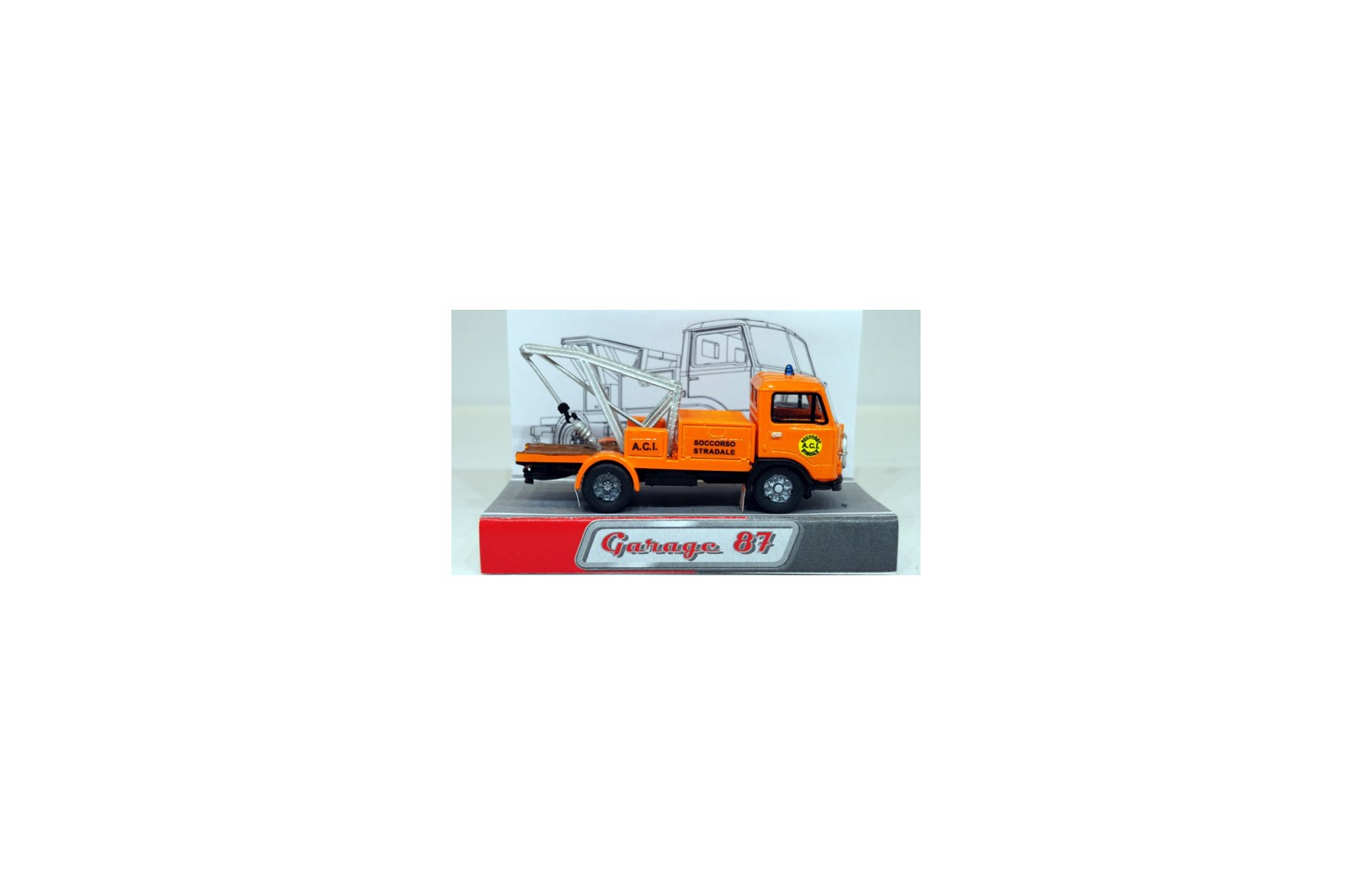 GARAGE 87 H0 87006 – Fiat 643 Carro Attrezzi " ACI " – 1:87