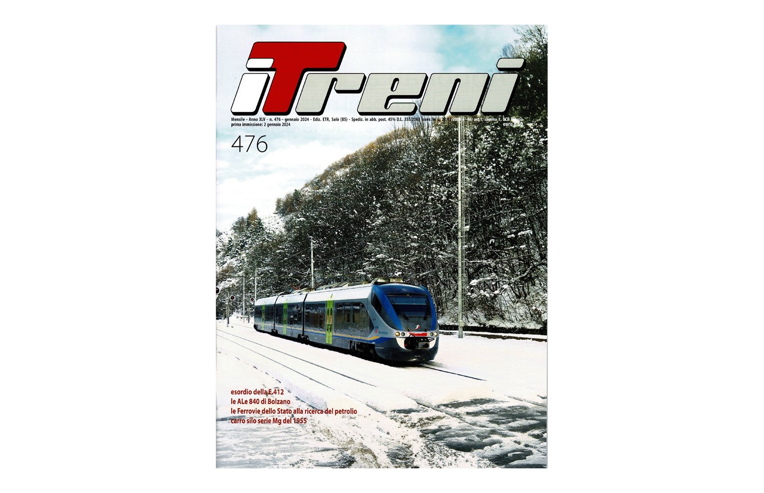 I TRENI 476 - Gennaio 2024