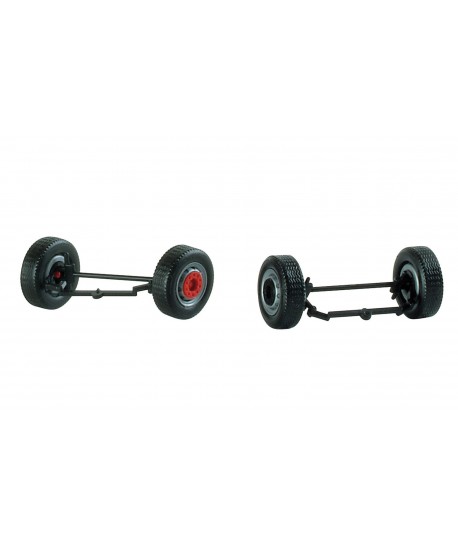 HERPA 053303 - Accessori: assali sterzanti per trattori medi (4 pz) - 1:87