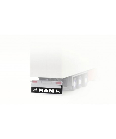 HERPA 054362 Accessori Paraspruzzi Posteriori Per Semirimorchi E Camion "MAN" (8 Pz) 1:87