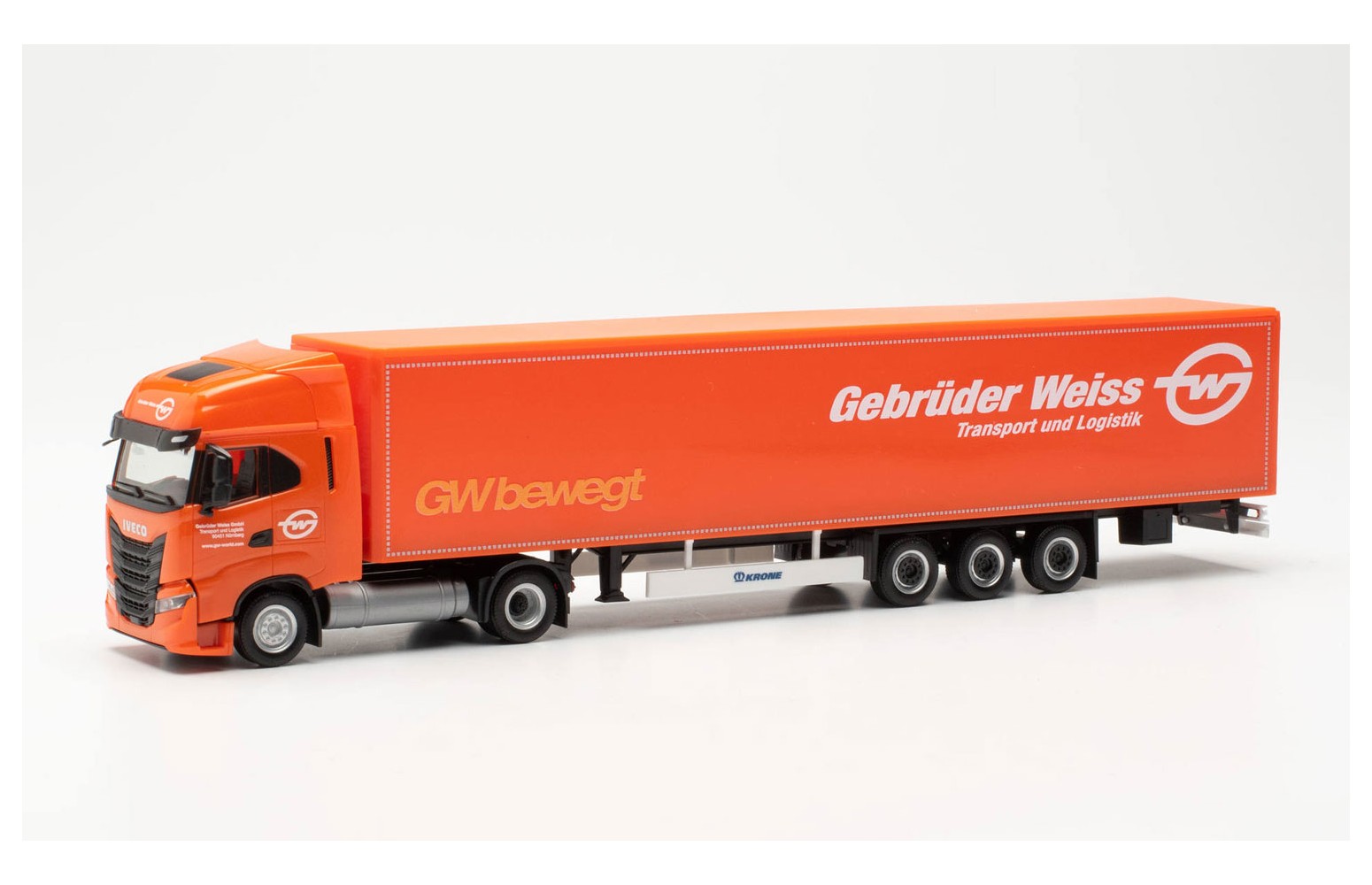 HERPA 317344 - Iveco S-Way con semirimorchio "G. Weiss" - 1:87
