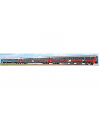 ACME H0 55275 - Set Intercity Notte Con 3 Carrozze Trenitalia FS Ep VI