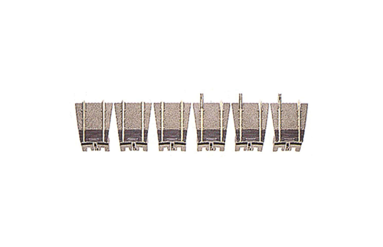 FLEISCHMANN H0 6155 - Set supplementare per piattaforma girevole modello 6154.