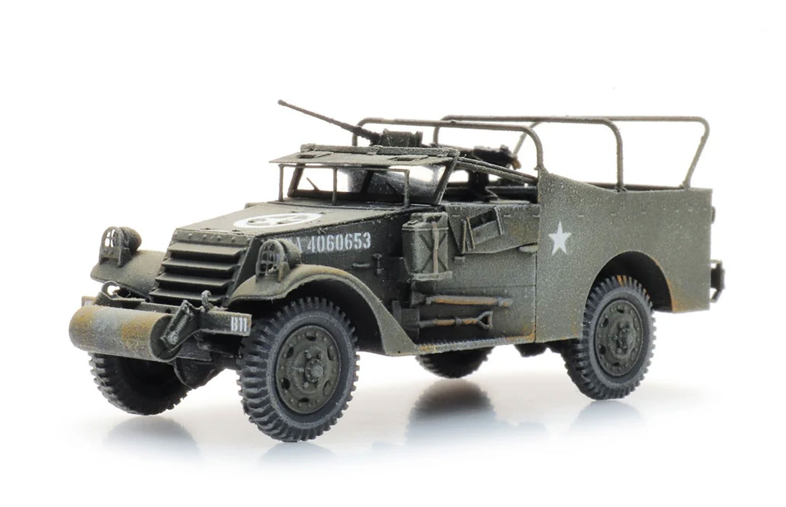 ARTITEC 6870437 - U.S. M3A1 Scoutcar (Resina) 1:87