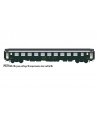 PIRATA H0 PI9721 - Carrozza Cuccetta 2'cl RIC Bc 5185, verde, tetto alluminio, SBB ep.III