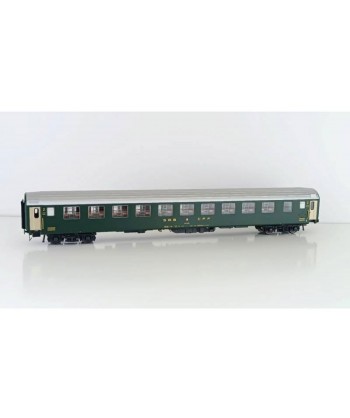 PIRATA H0 PI9722 - Carrozza 2'Cl RIC B 5005 12 comp., Verde, Tetto Alluminio, SBB Ep.III