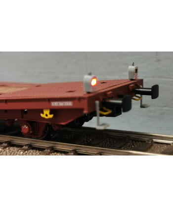 NME H0 531492 Carro Pianale Ribassato Laadks "Transwaggon" Ep. IV *luci di coda IT*
