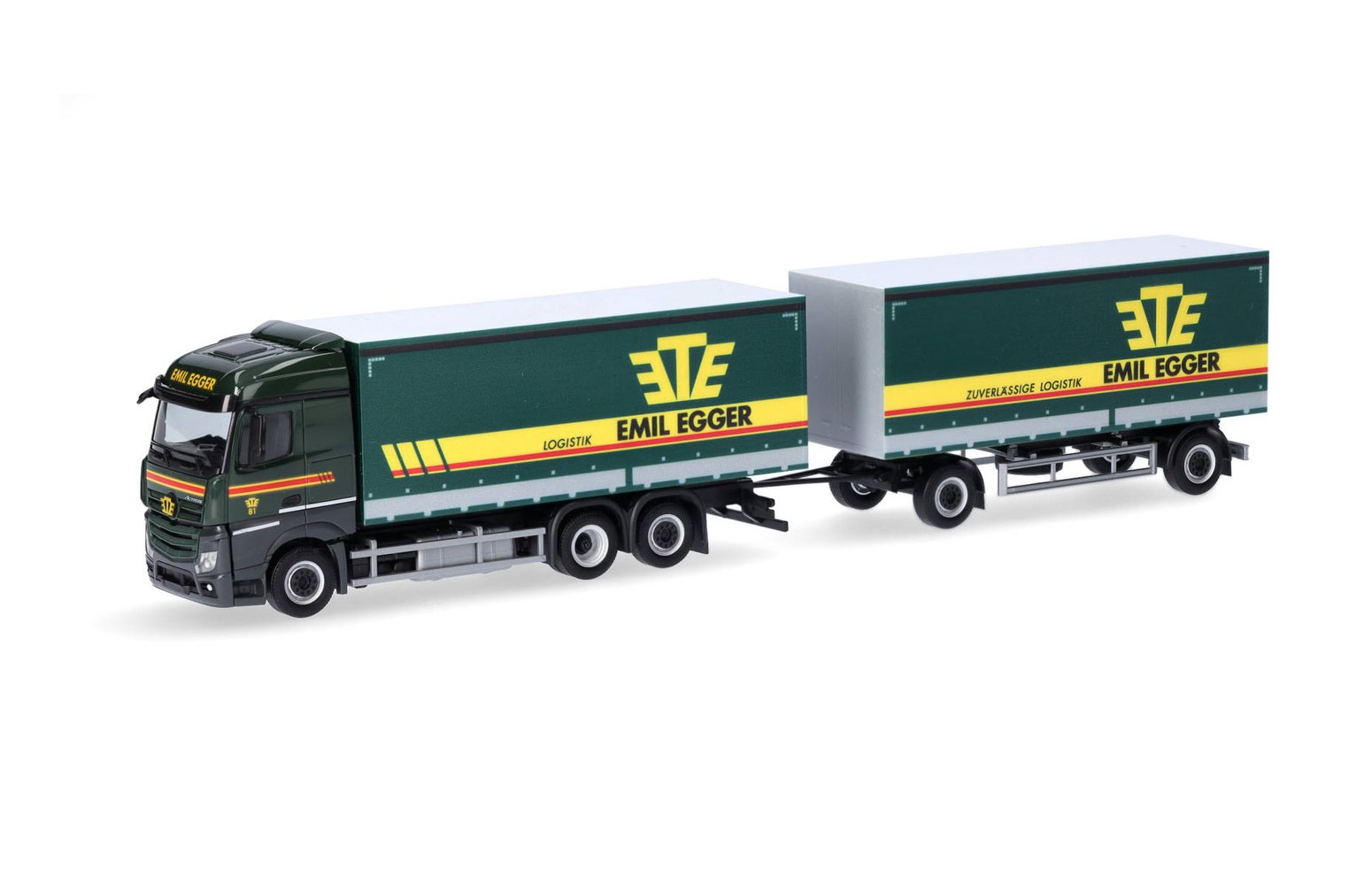 HERPA 316835 Mercedes Actros con rimorchio "Emil Egger" - 1:87