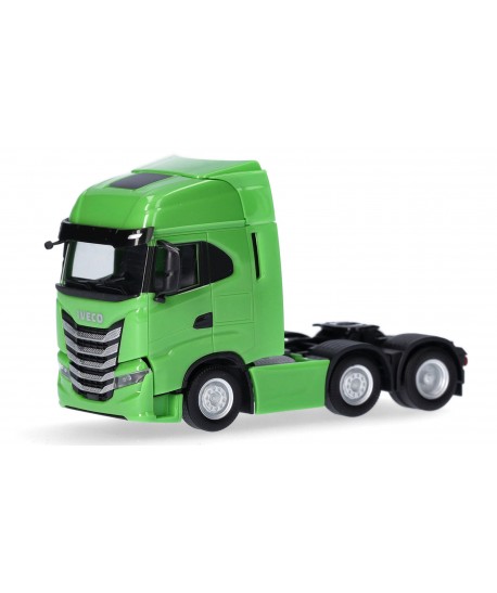 HERPA 317122-002 - Trattore Iveco S-Way 6x2, gialloverde - 1:87