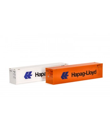 HERPA 076449-006 - Set Con 2 Container 40ft "Hapag-Lloyd" - 1:87