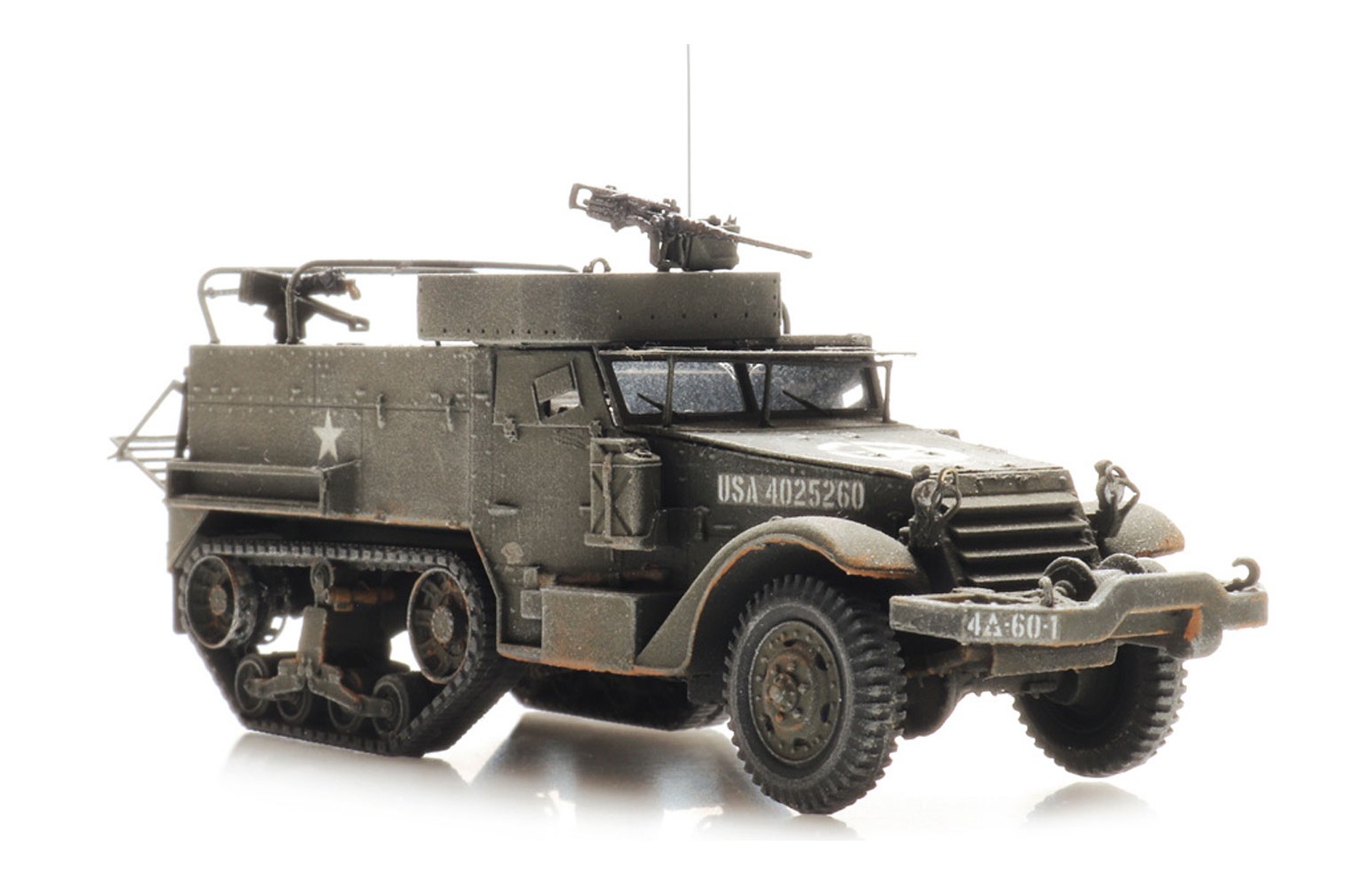 ARTITEC 6870435 - U.S. Halftrack reconnaissance, Resina H0-1:87
