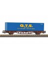 PIKO H0 27700 Carro pianale Ks con container da 40' "GTS" - FS Ep. V