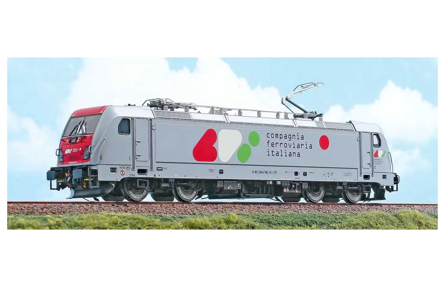 ACME H0 60563 Locomotiva TRAXX E 494.582 della Compagnia Ferroviaria Italiana (CFI) Ep. VI
