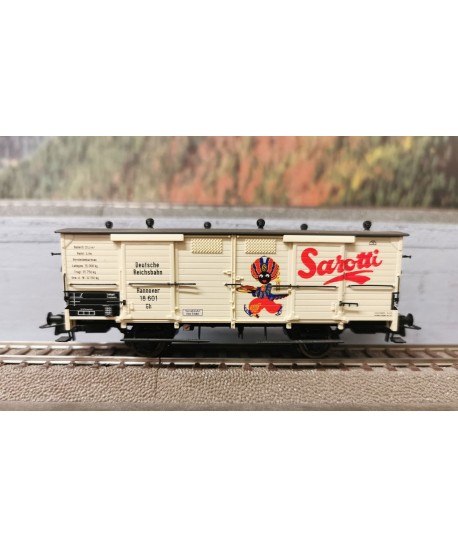 BRAWA H0 48658 - Carro trasporto latte "Sarotti" DRG Ep. II (Seconda mano)