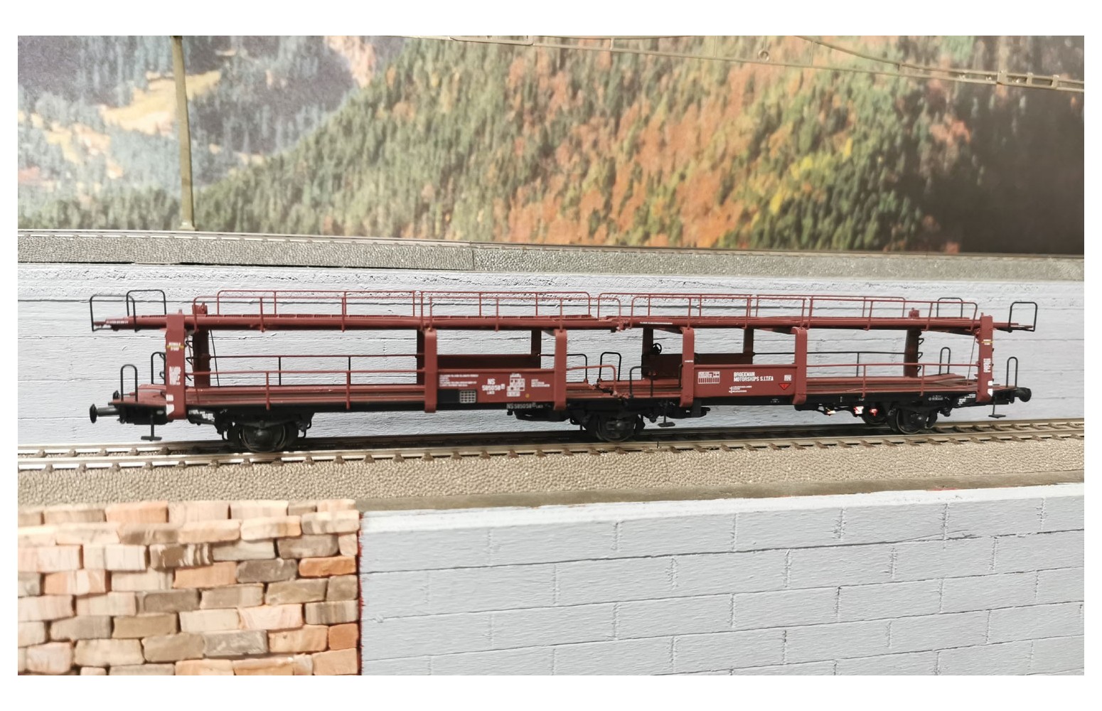 EXACT-TRAIN H0 20552 - Carro trasporto auto "SIFTA" - NS ep. III