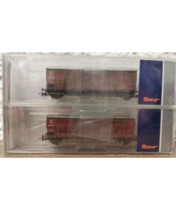 ROCO H0 76162 Set 2 carri coperti tipo EE - FS Ep. II (seconda mano)