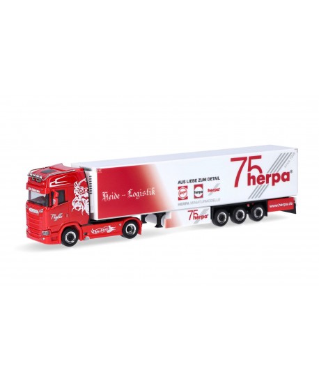 HERPA 317733 Scania CS 20 HD Con Semirimorchio "Herpa 75° anniversario" - 1:87