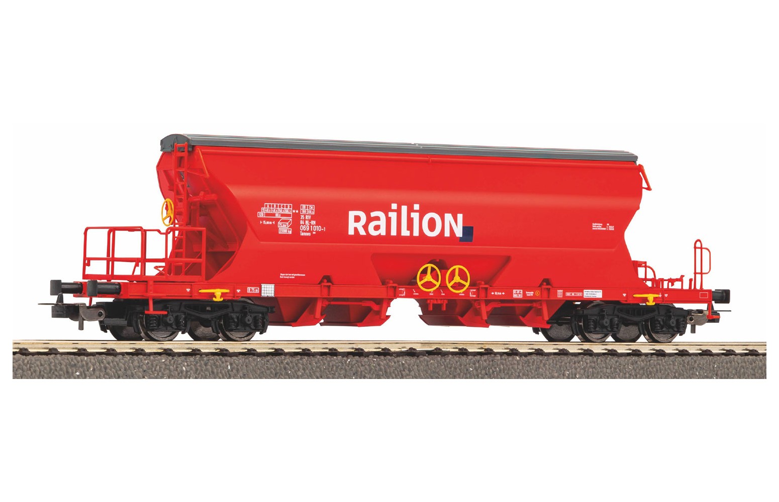 PIKO H0 54639 Carro a scarico automatico Tanoos Railion-NS Ep.VI