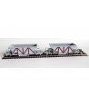 ATM TRENI H0 CF 12.002B - Set 2 carri merci tramoggia FS tipo Faccs (Bicolore) ep. IV