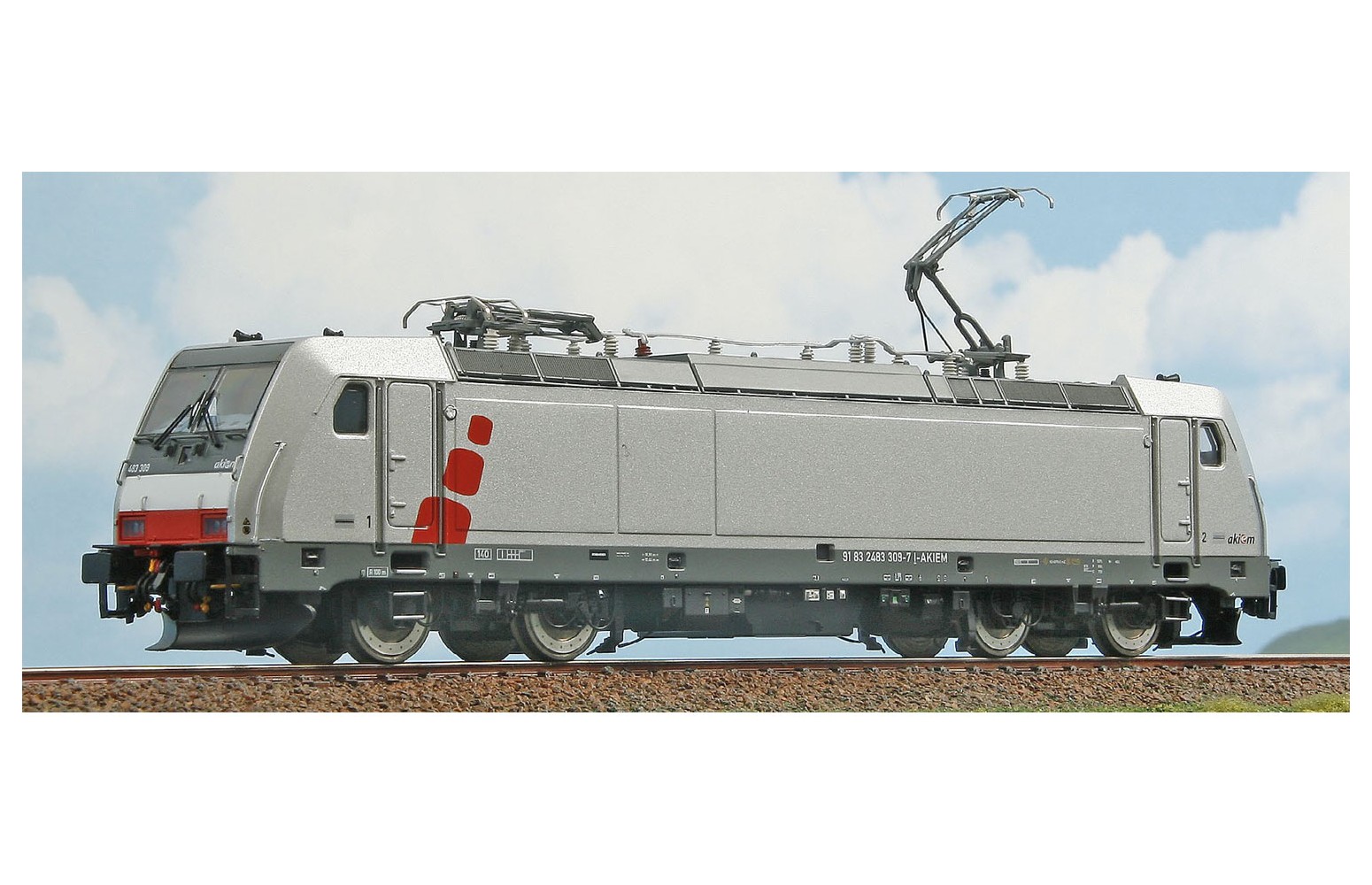 ACME H0 69632 Locomotiva TRAXX 483 309 Livrea “AKIEM” Ep. VI*sound*
