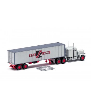 WIKING 052707 - Peterbilt 359 con semirimorchio "SEALAND" - 1:87